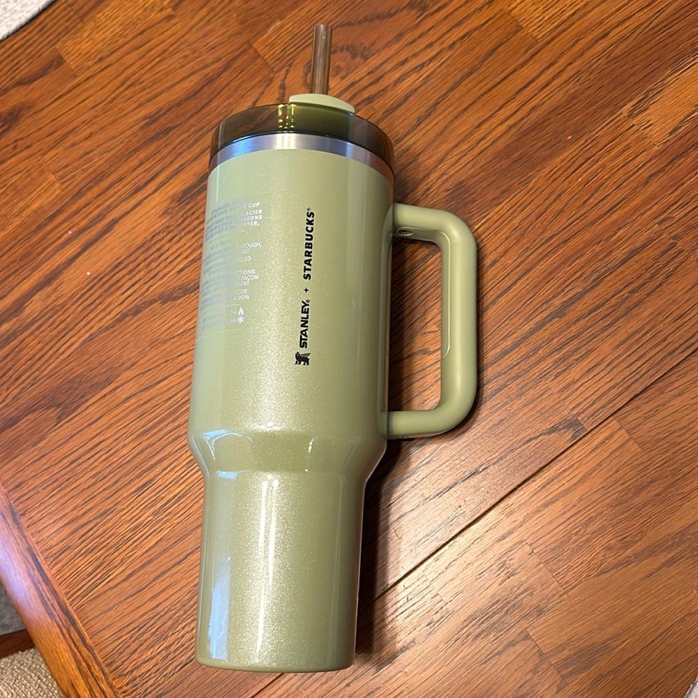 New Olive Green Starbucks Stanley 40 oz